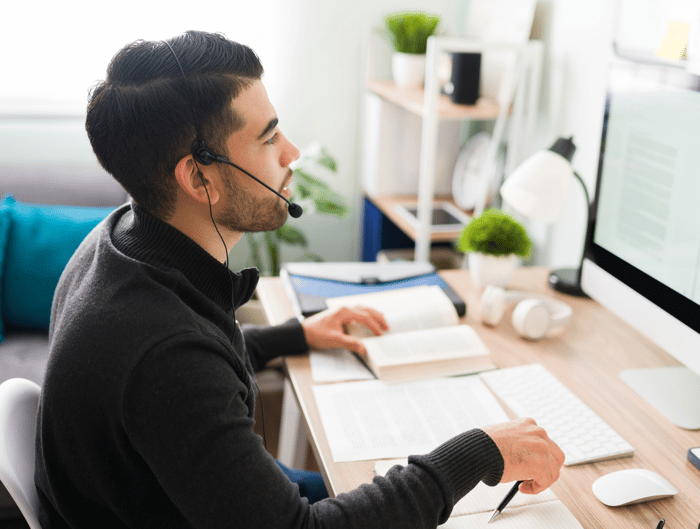 machine translation software in use