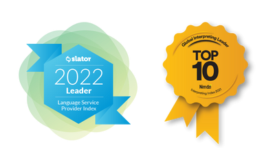 Language solutions Industry leader badges