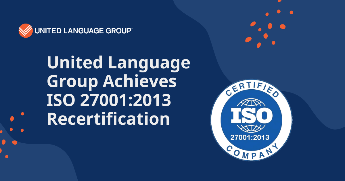 ULG 2023 ISO 27001:2013 Recertification