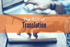 ROI of Translation