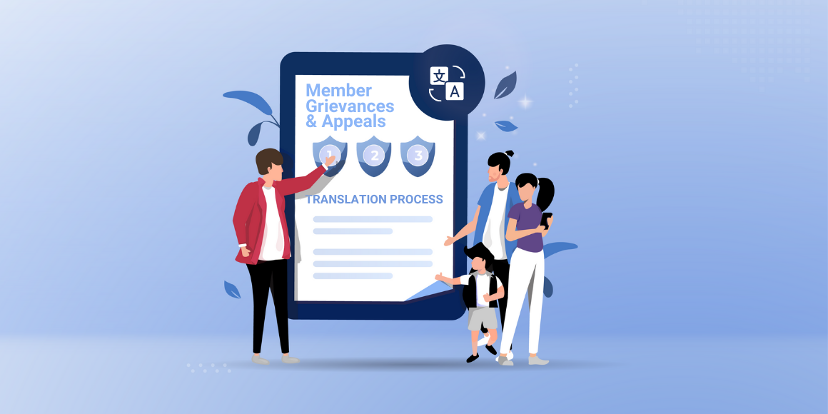 reviewing translation of member grievance