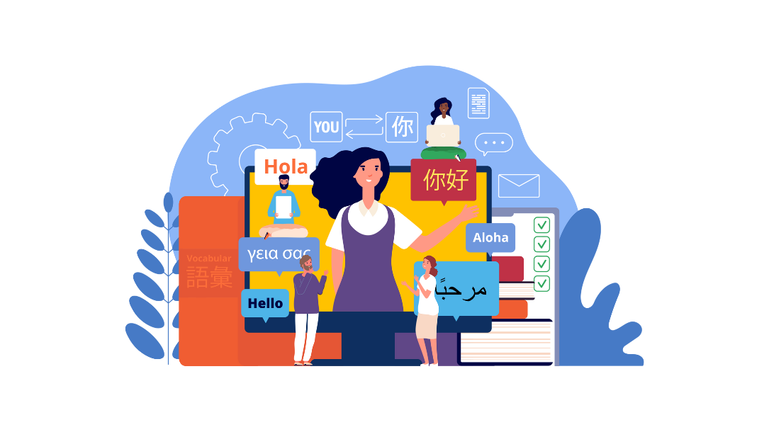website translation services illustration